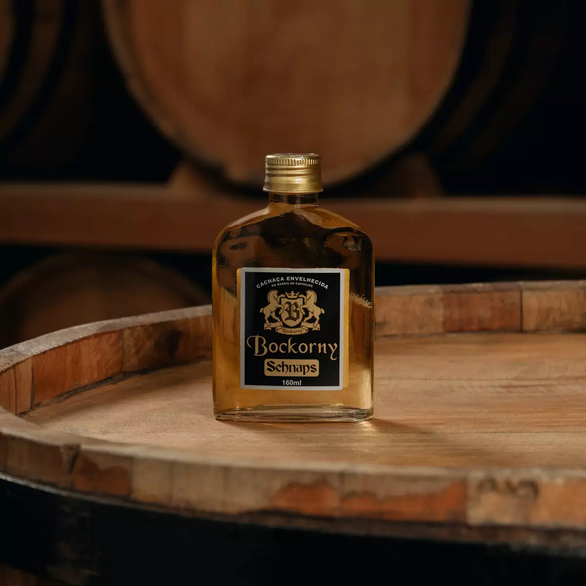 Cachaça Envelhecida em Carvalho Série Ouro 160ml